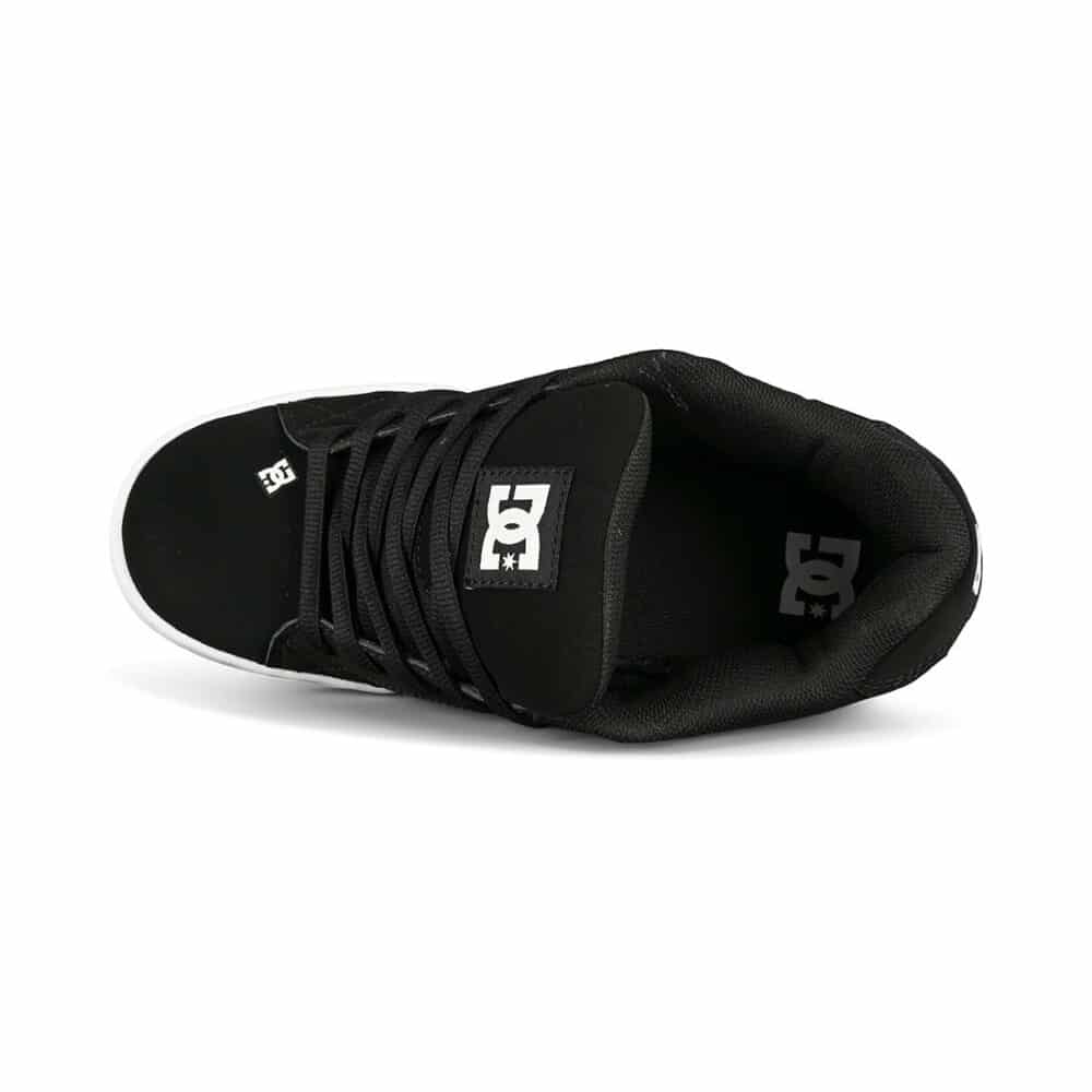 DC Net Skate Shoes - Black/Black/White