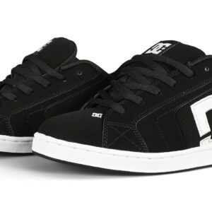 DC Net Skate Shoes - Black/Black/White