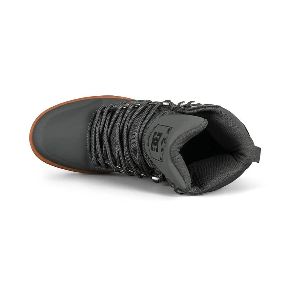 DC Pure High Top WR Lace Up Winter Boot - Grey/Gum