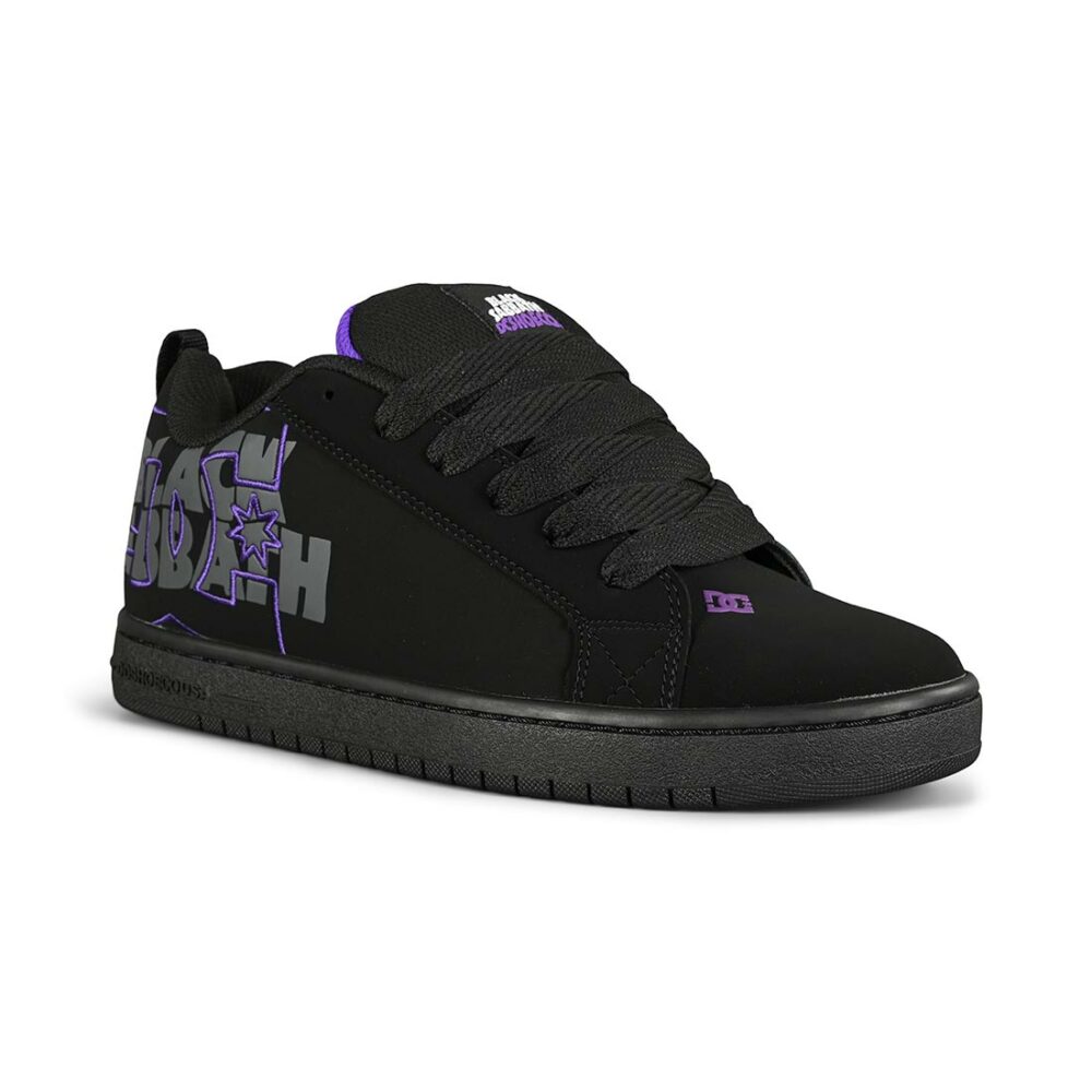 DC x Black Sabbath Court Graffik Skate Shoes Supereight