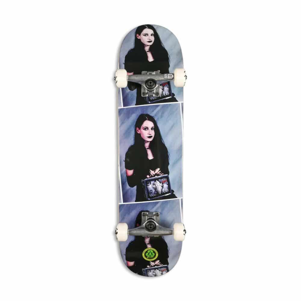 Darkstar Goth Girl FP 7.875" Complete Skateboard - Black