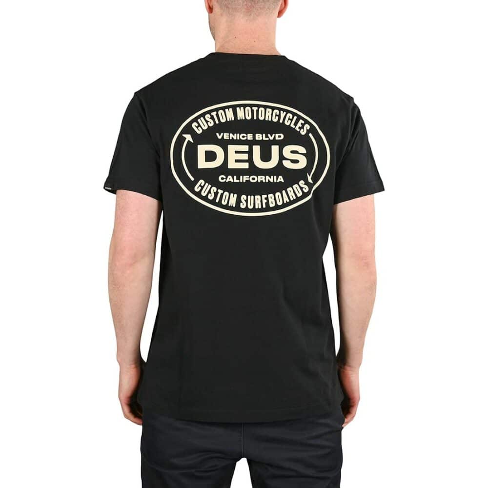 Deus Ex Machina Turbulane S/S T-Shirt - Black