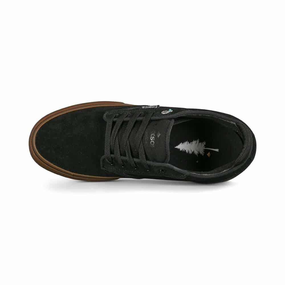 Emerica Dickson Skate Shoes - Black/Gum