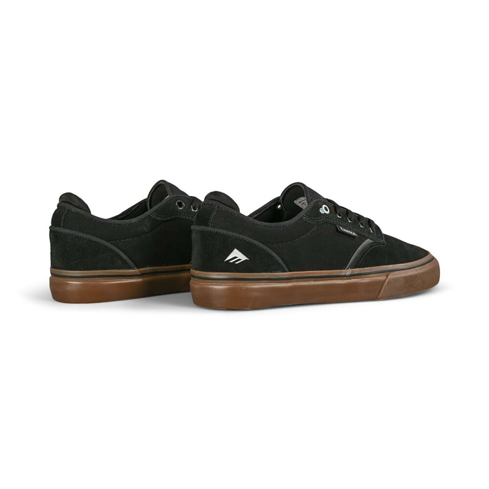Emerica Dickson Skate Shoes - Black/Gum