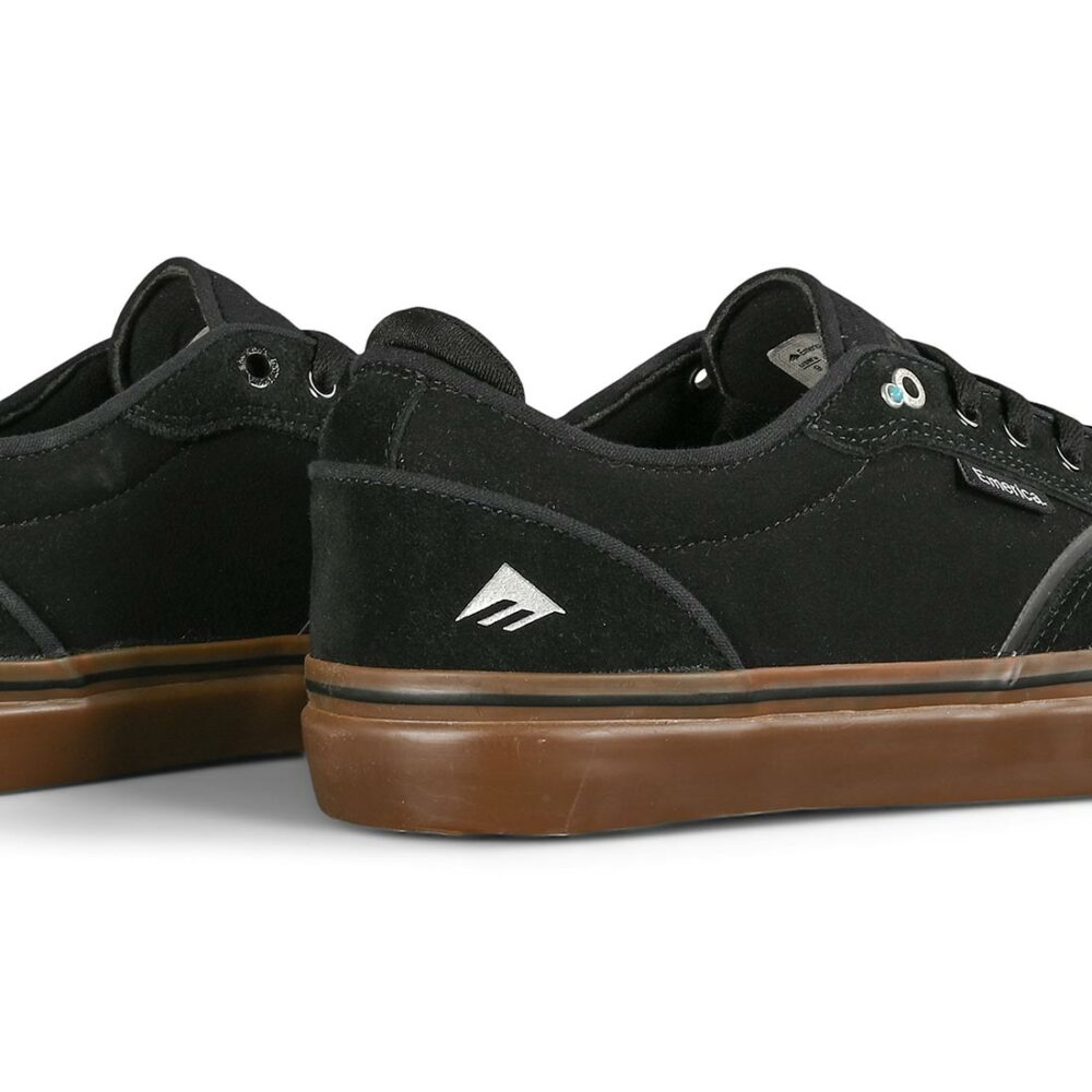 Emerica Dickson Skate Shoes - Black/Gum
