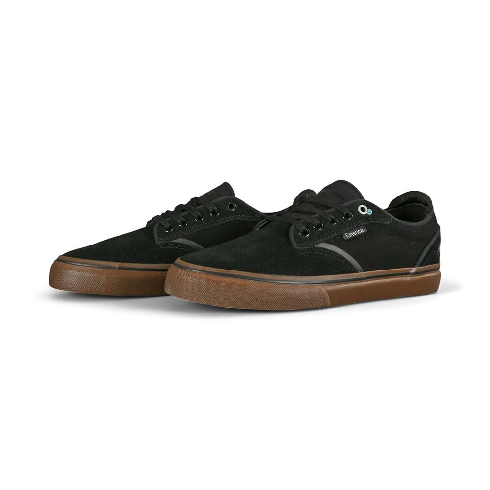 Emerica Dickson Skate Shoes - Black/Gum