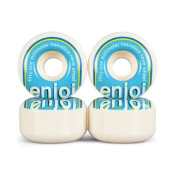 Enjoi Helvetica Neue 51mm Skateboard Wheels - Blue