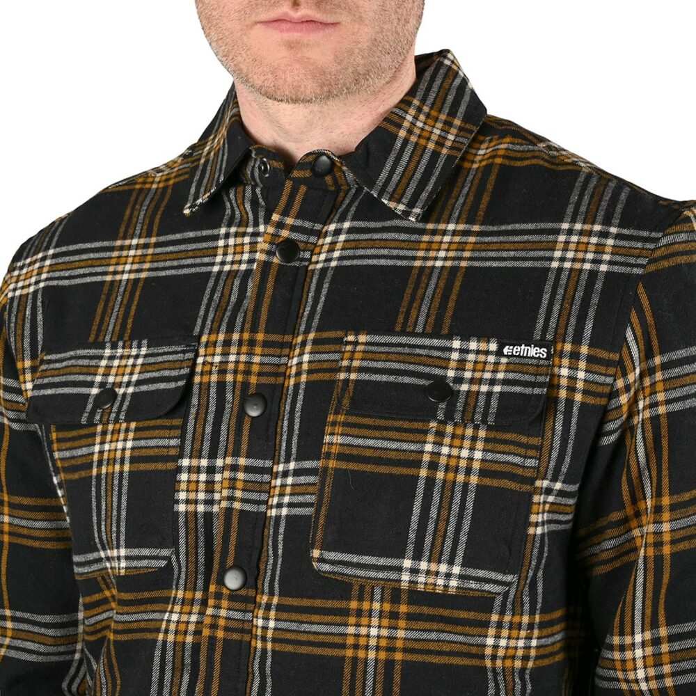 Etnies Backswitch L/S Shirt Jacket - Black/Brown