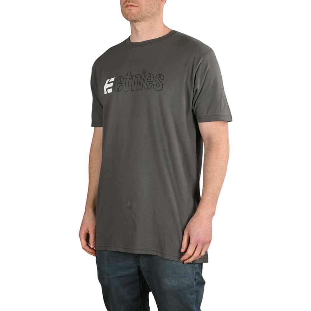 Etnies Ecorp S/S T-Shirt - Charcoal