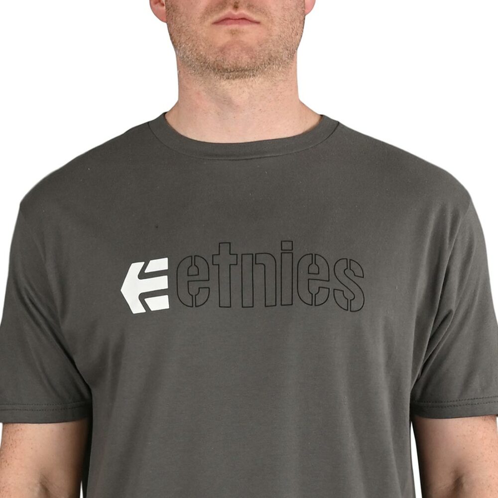 Etnies Ecorp S/S T-Shirt - Charcoal