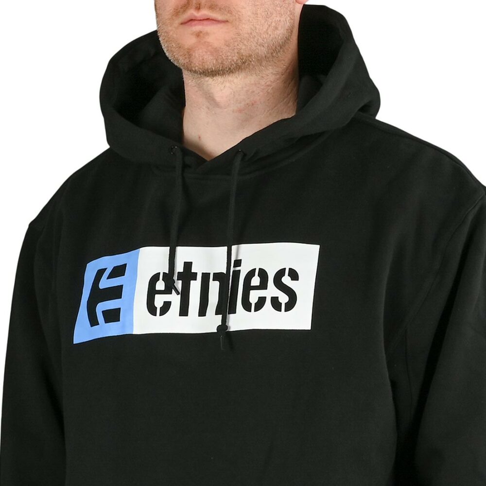 Etnies New Box Pullover Hoodie - Black/Blue/Grey