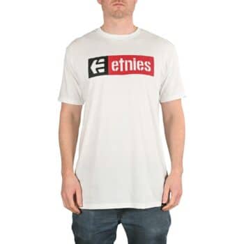 Etnies New Box S/S T-Shirt - White/Red