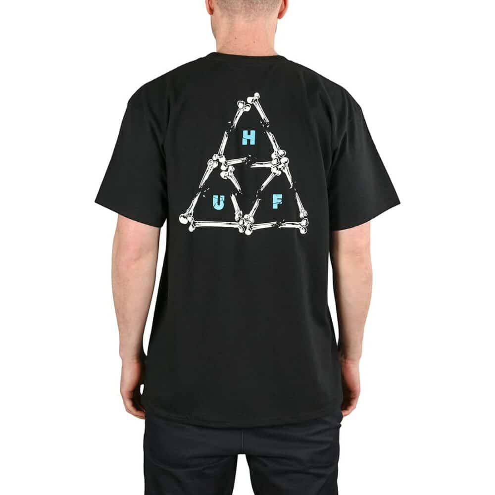 HUF Broken Bones TT S/S T-Shirt - Black