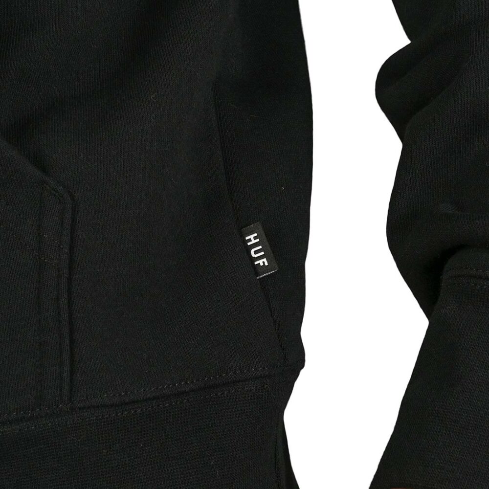 HUF Common H Zip-Up Hoodie - Black