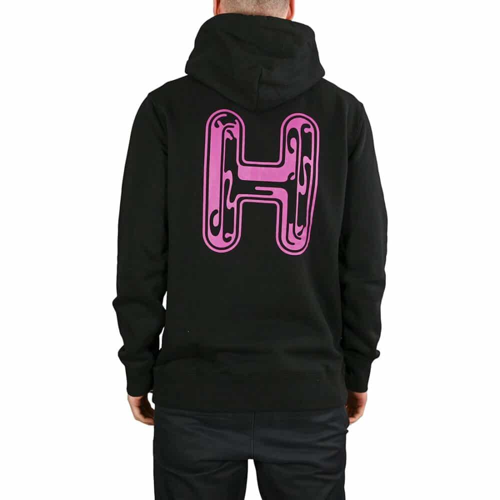 HUF Common H Zip-Up Hoodie - Black