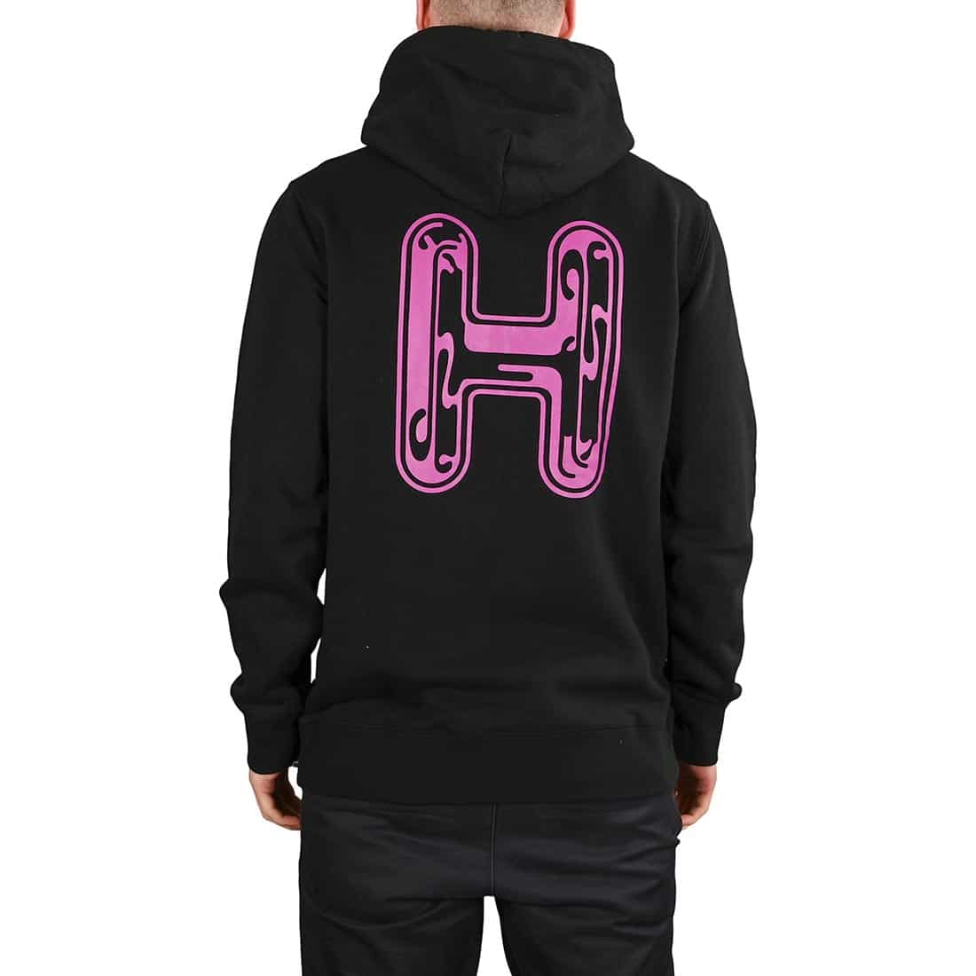 HUF Common H Zip Up Hoodie Black Supereight