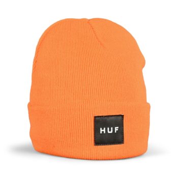 HUF Essentials Box Logo Beanie Hat - Orange