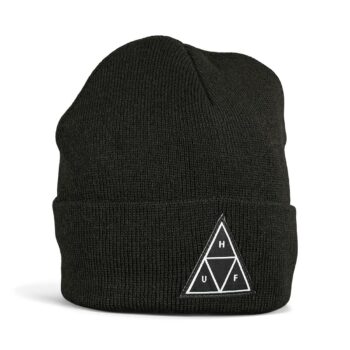 HUF Essentials TT Beanie Hat - Black