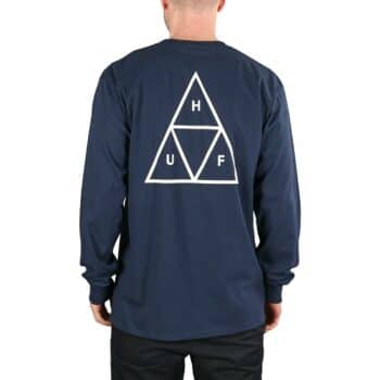 HUF Essentials TT L/S T-Shirt - Navy