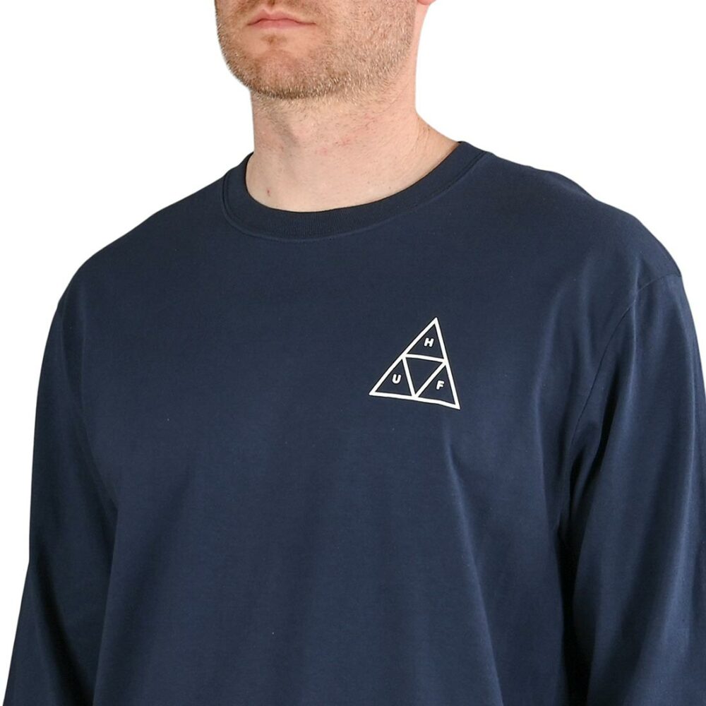 HUF Essentials TT L/S T-Shirt - Navy