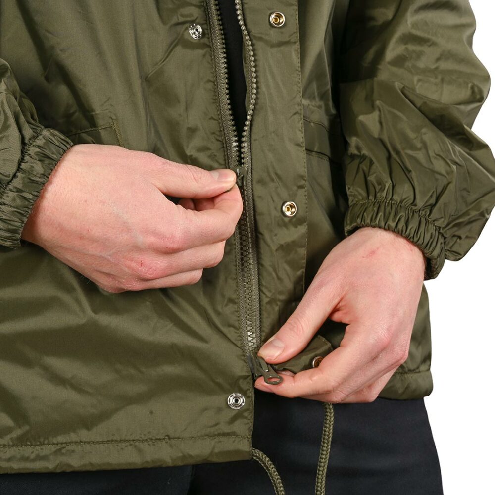 HUF Hydrate Zip Coaches Jacket - Olive