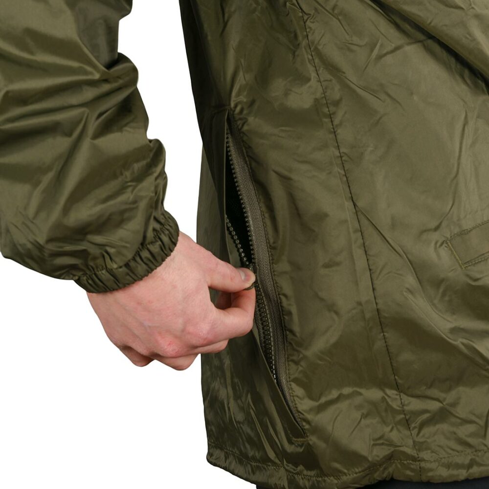 HUF Hydrate Zip Coaches Jacket - Olive