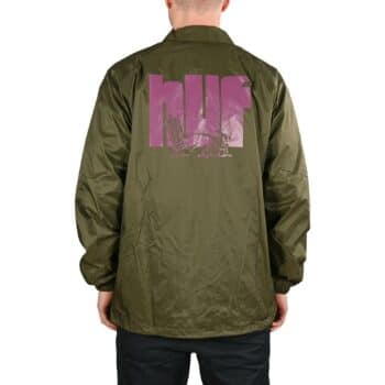 HUF Hydrate Zip Coaches Jacket - Olive