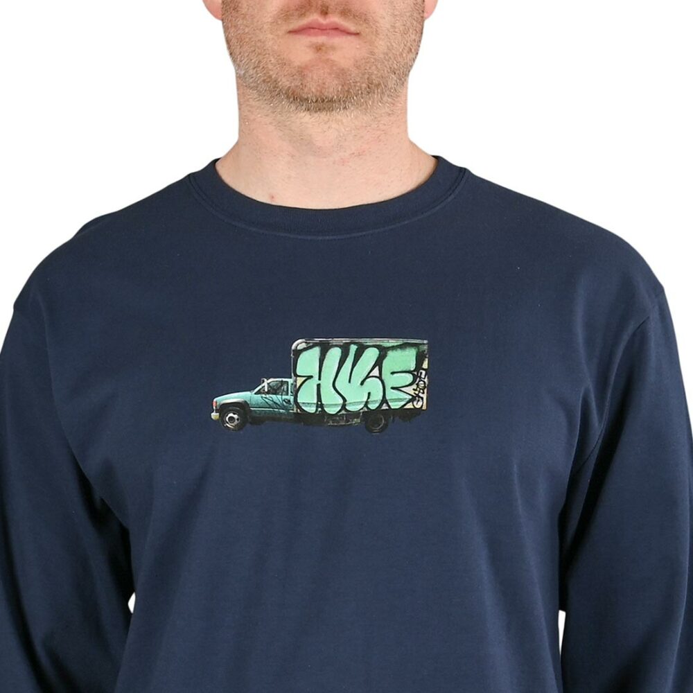 HUF Remio Box Truck L/S T-Shirt - Navy