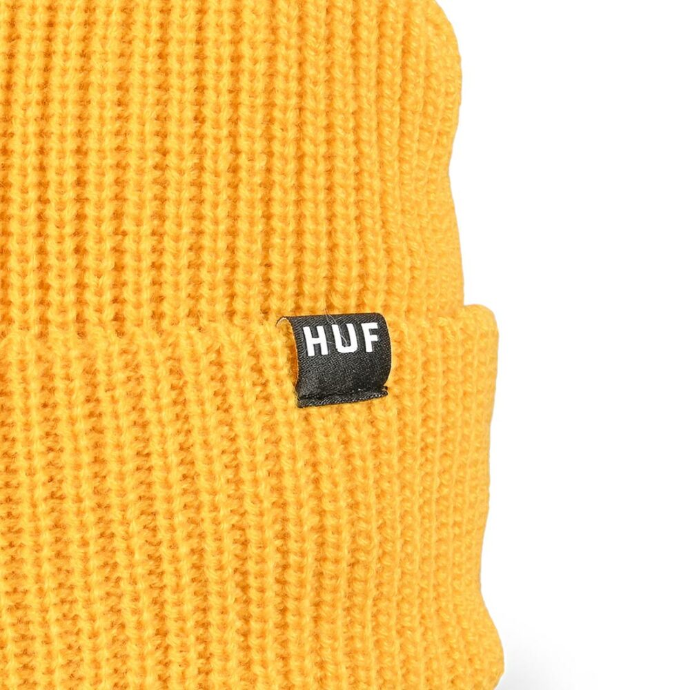 HUF Usual Cuffed Beanie Hat - Gold