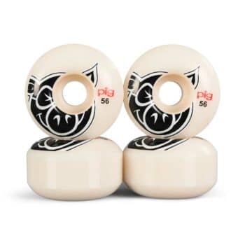 Pig Head Natural 56mm Skateboard Wheels