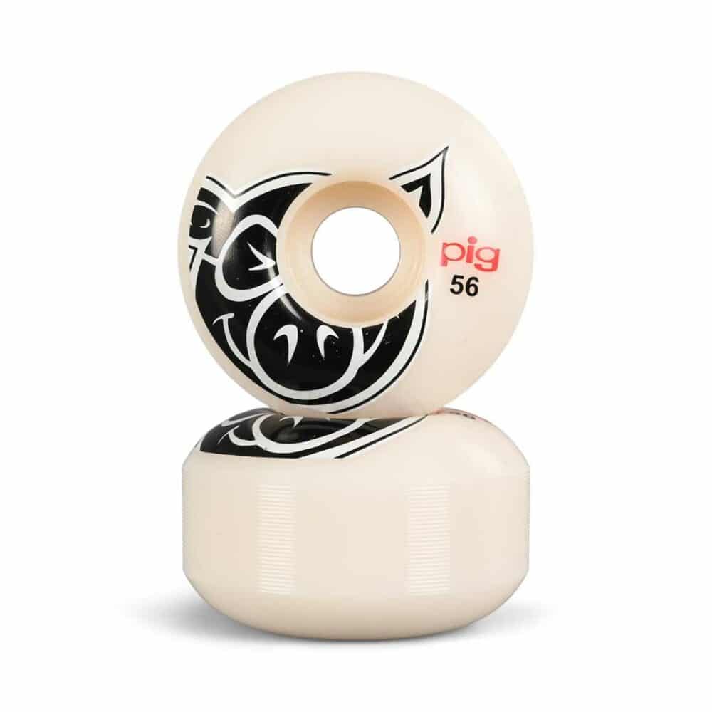 Pig Head Natural 56mm Skateboard Wheels