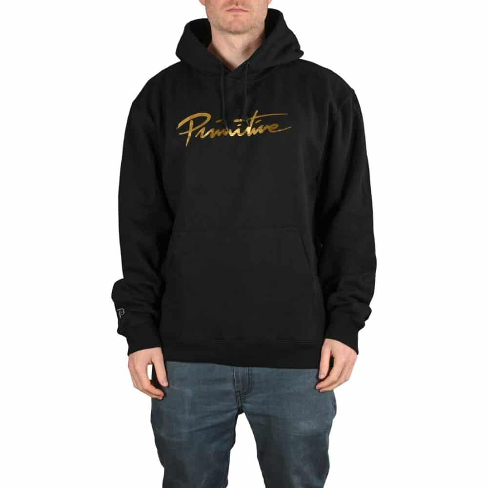 Primitive Nuevo Gold Pullover Hoodie - Black