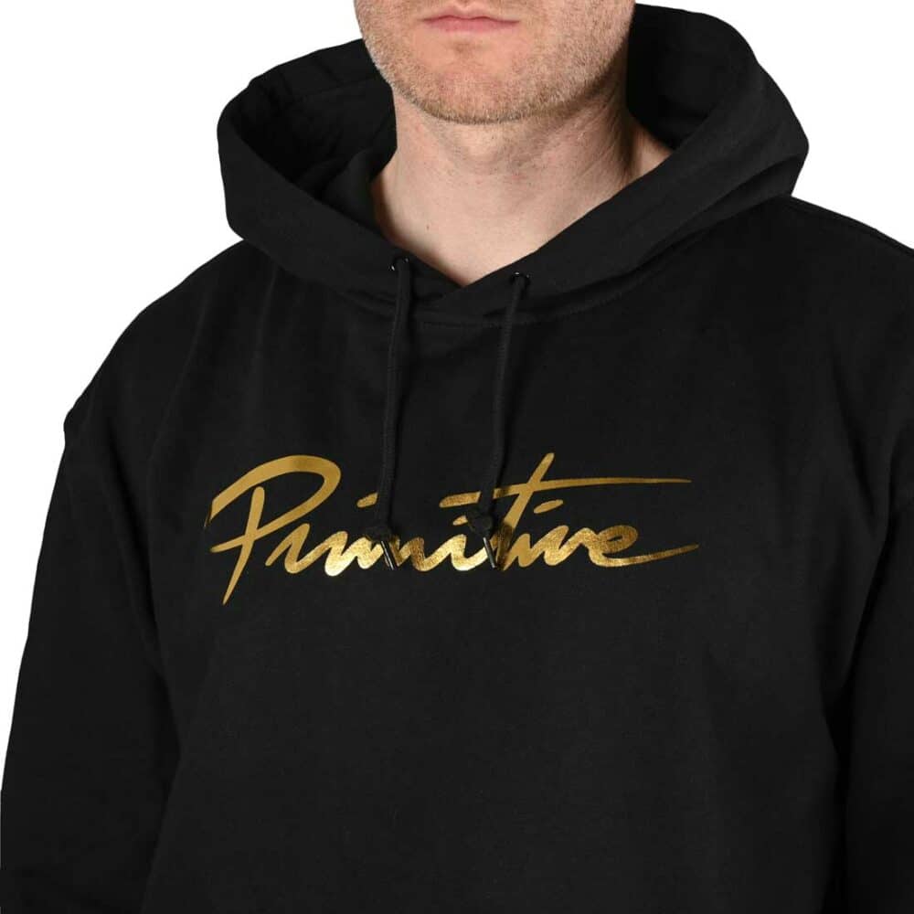 Primitive Nuevo Gold Pullover Hoodie - Black