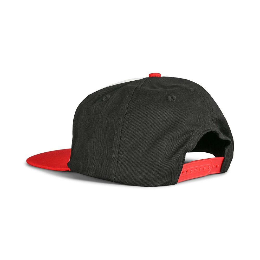 Santa Cruz Classic Dot Snapback Cap - White/Black/Red