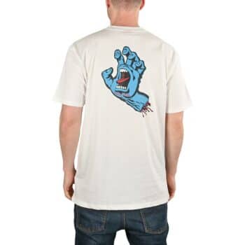 Santa Cruz Screaming Hand Chest S/S T-Shirt - White