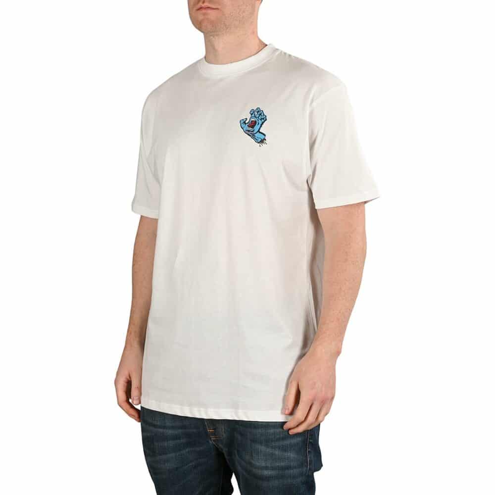 Santa Cruz Screaming Hand Chest S/S T-Shirt - White