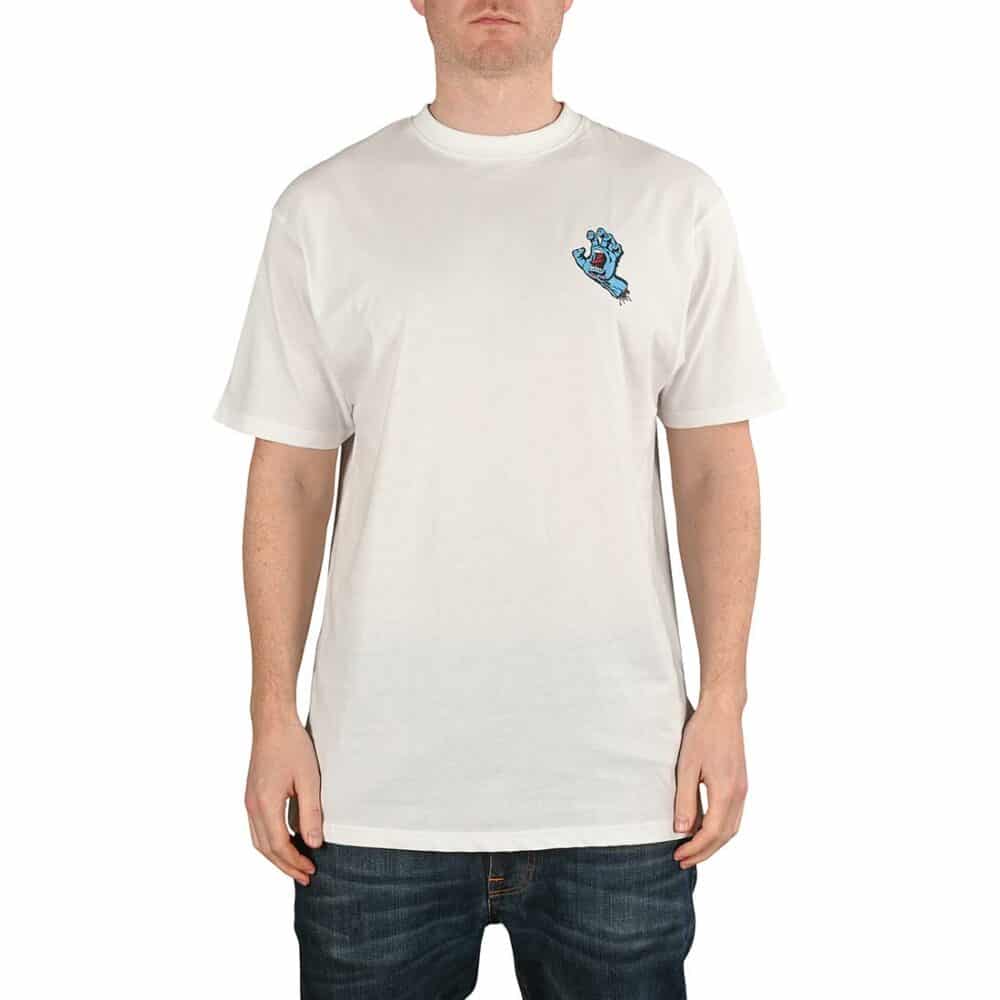 Santa Cruz Screaming Hand Chest S/S T-Shirt - White