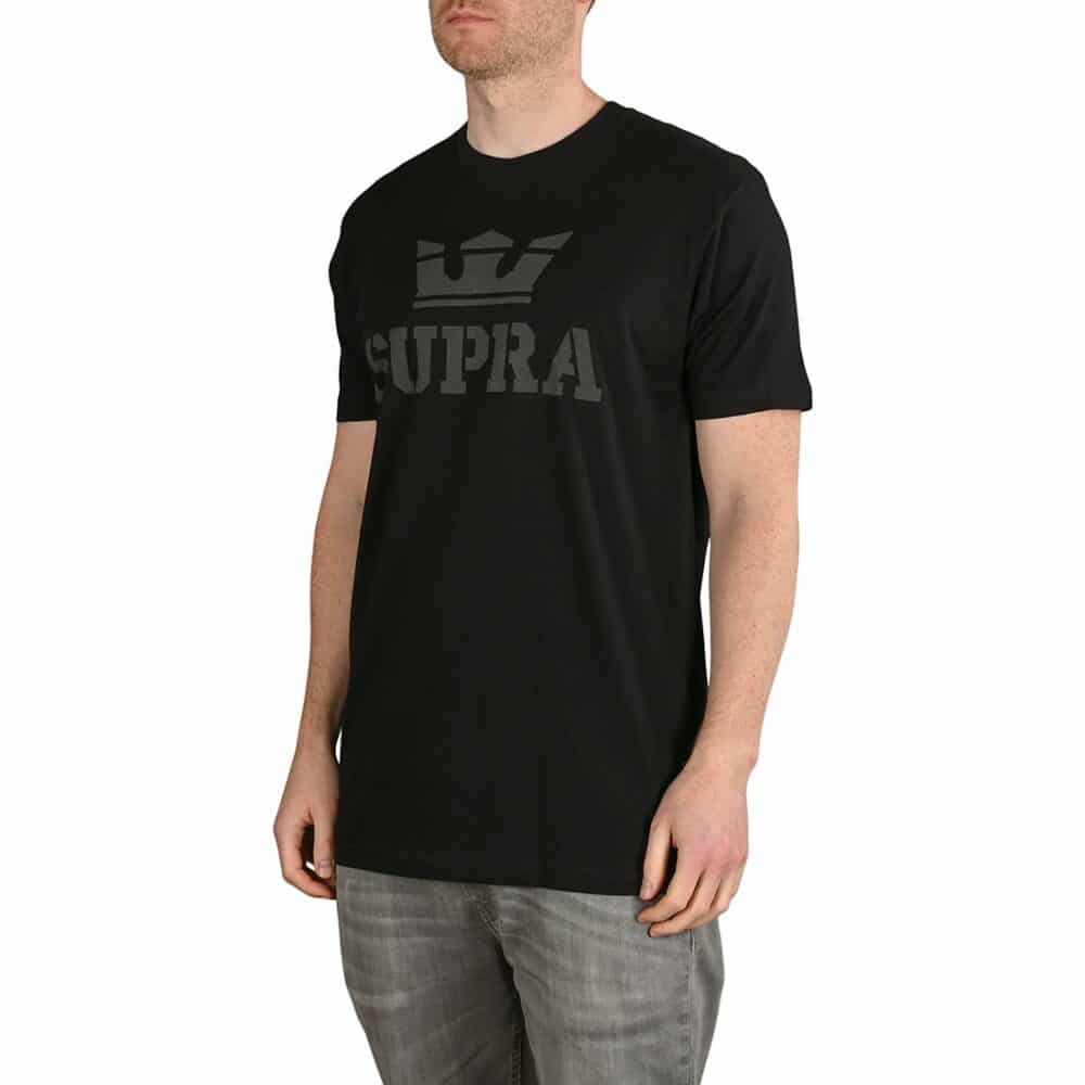 Supra Above S/S T-Shirt - Black/Black