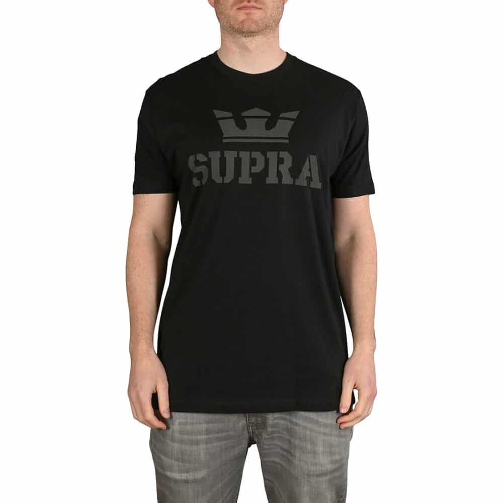 Supra Above S/S T-Shirt - Black/Black