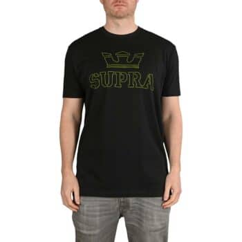 Supra Above S/S T-Shirt - Black/Hi Vis