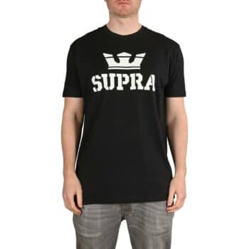 Supra Above S/S T-Shirt - Black/White