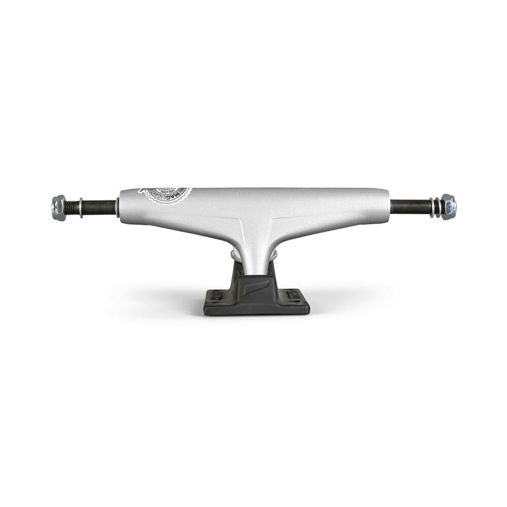 Tensor Mag Light Reflect Skateboard Trucks (Pair) - Silver/Black