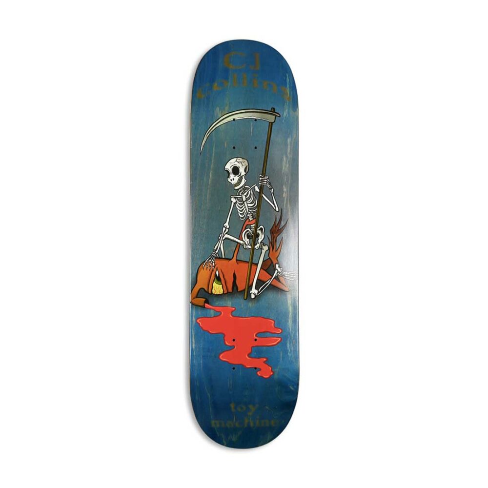 Toy Machine CJ Collins Reaper Skeleton 8.25" Skateboard Deck