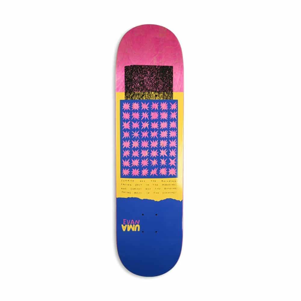 UMA Landsleds Evan Sunrise 8.25" Skateboard Deck