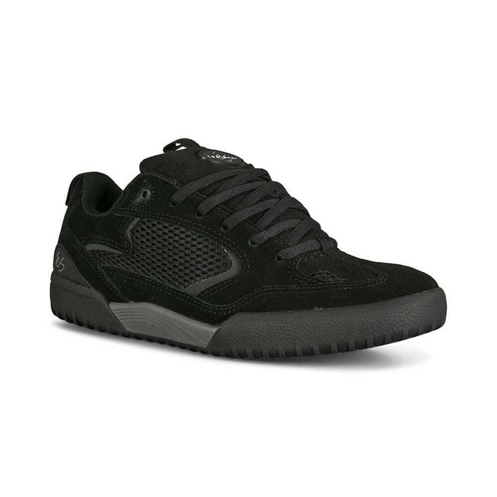 eS Quattro Skate Shoes - Black/Charcoal