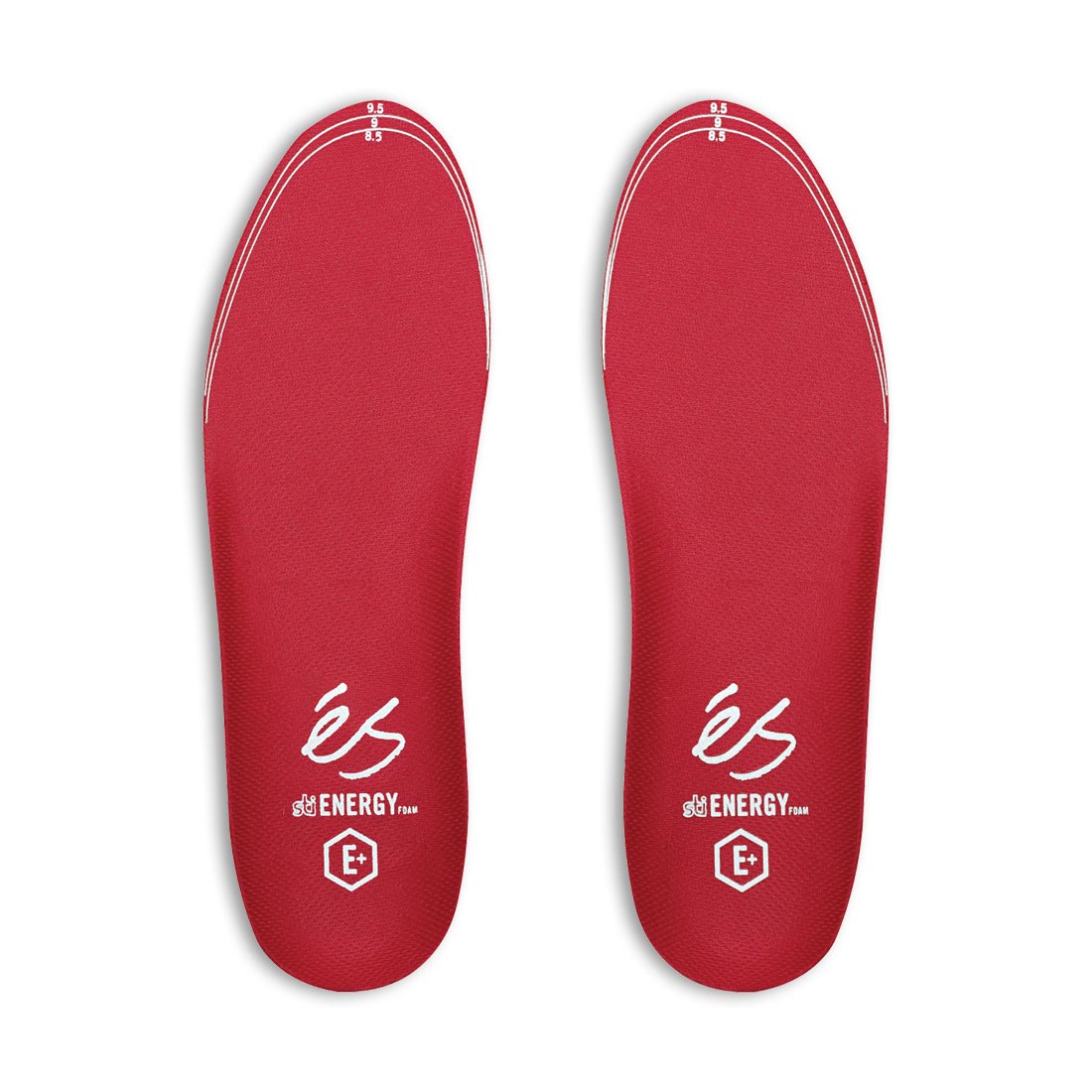 eS STI Energy Foam Insoles - Red - Supereight