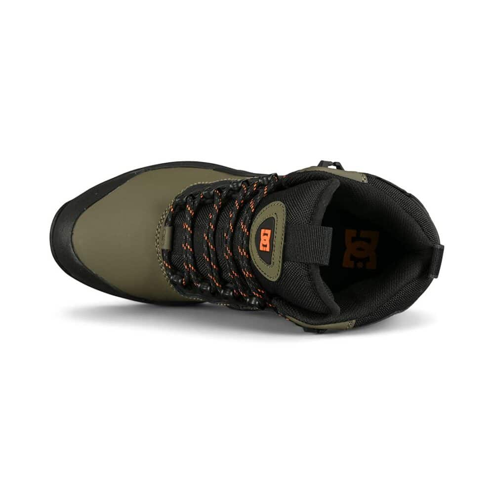 DC Navigator Lace Up Winter Boot - Dusty Olive/Orange