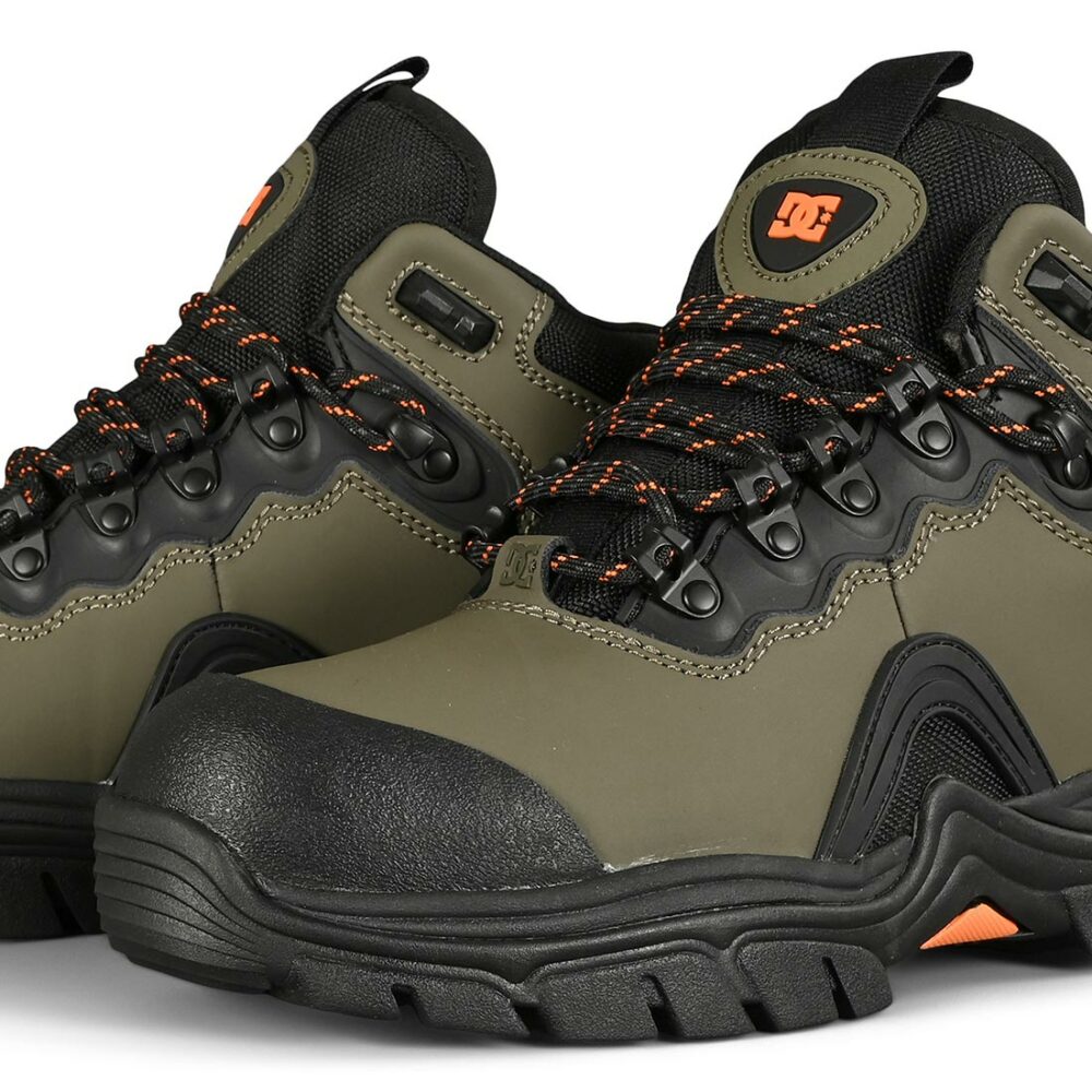 DC Navigator Lace Up Winter Boot - Dusty Olive/Orange