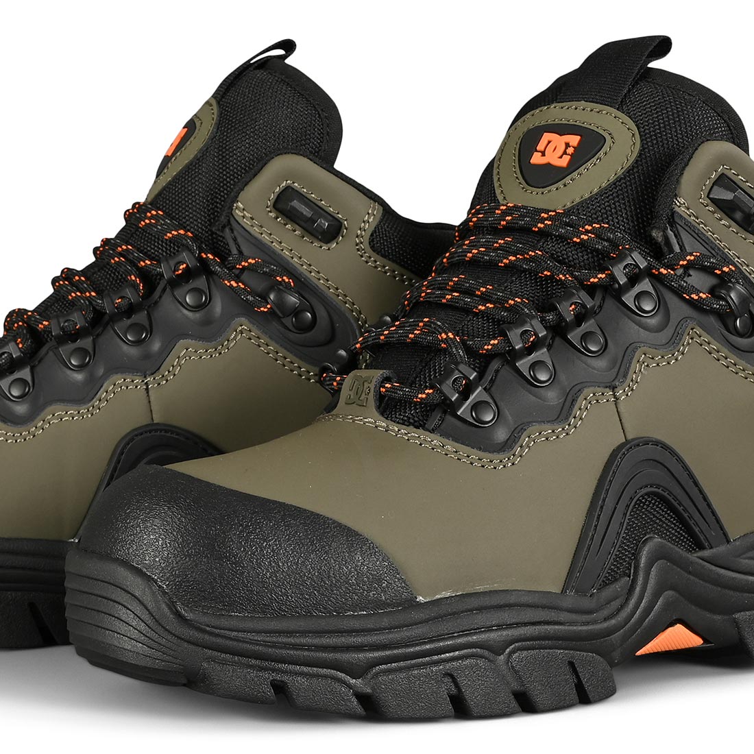 DC Navigator Lace Up Winter Boot Dusty Olive Orange Supereight