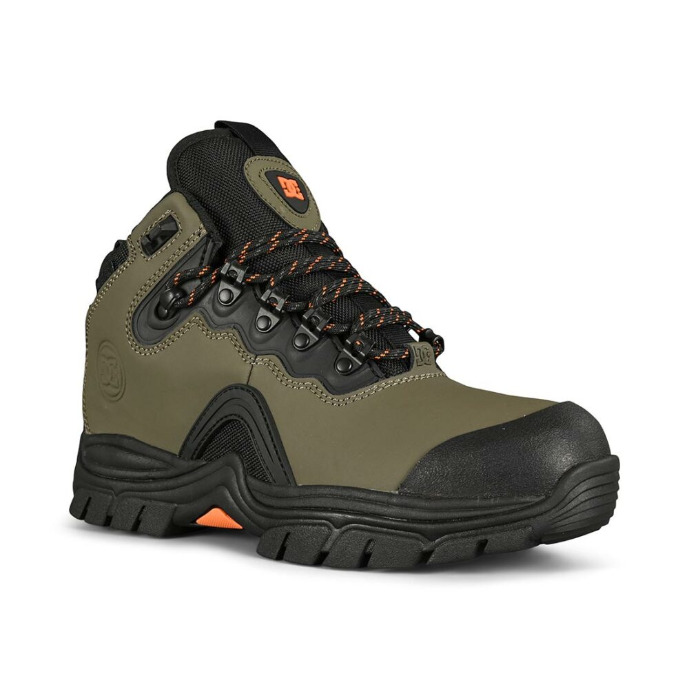 DC Navigator Lace Up Winter Boot - Dusty Olive/Orange